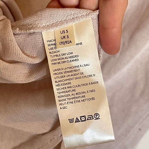 Free People We The Free Morgan Henley Top In Prosecco size Small - Picture 6 of 7